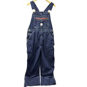 Vintage Pointer Bib Overalls Mens 36x32 (36x31 ACTUAL) Blue Denim Made in USA